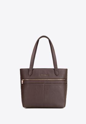Shopper bag elegancka WITTCHEN ze sklepu: WITTCHEN w kategorii: Torby Shopper bag - zdjęcie 360172-0C5-11295_102-4Y-012-4