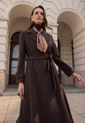 Płaszcz damski casual WITTCHEN ze sklepu: WITTCHEN w kategorii: Płaszcze damskie - zdjęcie 360172-0C5-11295_103-9W-701-4