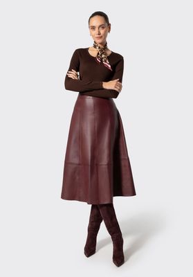 Spódnica elegancka WITTCHEN ze sklepu: WITTCHEN w kategorii: Spódnice - zdjęcie 360172-0C5-11295_29-09-402-3