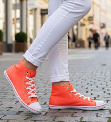 Trampki damskie wiosenne ze sklepu: Pantofelek24.pl w kategorii: Trampki damskie - zdjęcie 36E097C-33F-2866_17361