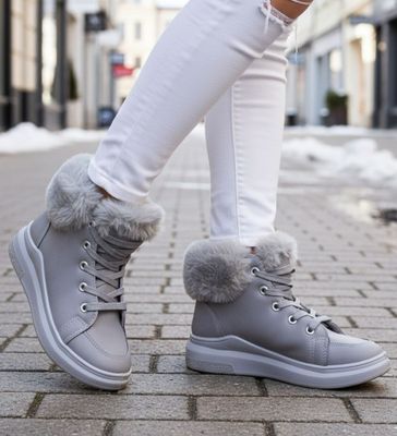 Buty zimowe dziecięce na zimę ze sklepu: Pantofelek24.pl w kategorii: Buty zimowe dziecięce - zdjęcie 36E097C-33F-2866_24444