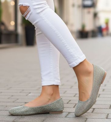 Balerinki casual ze sklepu: Pantofelek24.pl w kategorii: Balerinki - zdjęcie 36E097C-33F-2866_25233