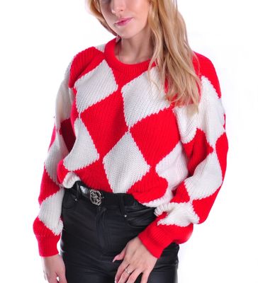 Sweter damski na zimę ze sklepu: Pantofelek24.pl w kategorii: Swetry damskie - zdjęcie 36E097C-33F-2866_25279