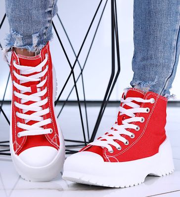 Trampki damskie wiosenne ze sklepu: Pantofelek24.pl w kategorii: Trampki damskie - zdjęcie 36E097C-33F-2866_29181