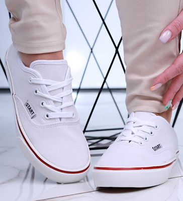 Trampki damskie wiosenne ze sklepu: Pantofelek24.pl w kategorii: Trampki damskie - zdjęcie 36E097C-33F-2866_29582