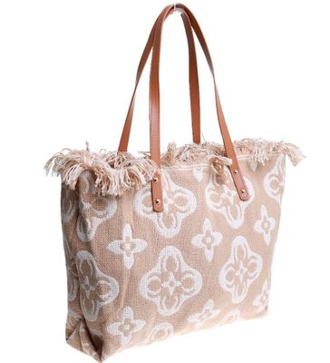 Shopper bag wiosenny ze sklepu: Pantofelek24.pl w kategorii: Torby Shopper bag - zdjęcie 36E097C-33F-2866_29798