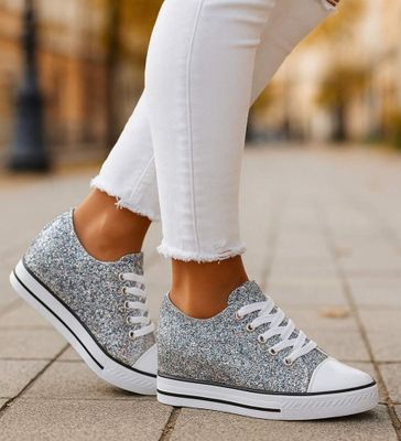 Trampki damskie casual ze sklepu: Pantofelek24.pl w kategorii: Trampki damskie - zdjęcie 36E097C-33F-2866_30473