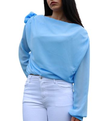 Bluzka damska casual ze sklepu: Pantofelek24.pl w kategorii: Bluzki damskie - zdjęcie 36E097C-33F-2866_30536