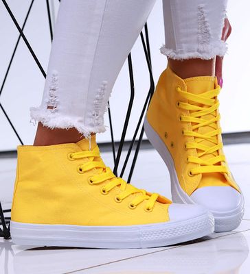 Trampki damskie wiosenne ze sklepu: Pantofelek24.pl w kategorii: Trampki damskie - zdjęcie 36E097C-33F-2866_30607