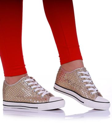 Trampki damskie na wiosnę ze sklepu: Pantofelek24.pl w kategorii: Trampki damskie - zdjęcie 36E097C-33F-2866_31585