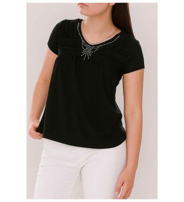 Bluzka damska wiosenna casual ze sklepu: Pantofelek24.pl w kategorii: Bluzki damskie - zdjęcie 36E097C-33F-2866_32692