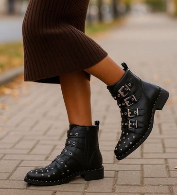 Botki na jesień na zimę ze sklepu: Pantofelek24.pl w kategorii: Botki - zdjęcie 36E097C-33F-2866_32871