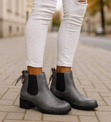 Botki na wiosnę ze sklepu: Pantofelek24.pl w kategorii: Botki - zdjęcie 36E097C-33F-2866_33234
