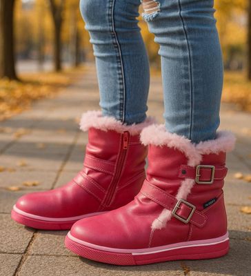 Buty zimowe dziecięce na zimę ze sklepu: Pantofelek24.pl w kategorii: Buty zimowe dziecięce - zdjęcie 36E097C-33F-2866_33267