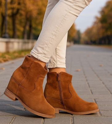 Botki zimowe ze sklepu: Pantofelek24.pl w kategorii: Botki - zdjęcie 36E097C-33F-2866_33375