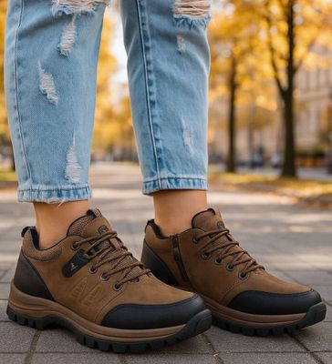Buty trekkingowe męskie jesienne ze sklepu: Pantofelek24.pl w kategorii: Buty trekkingowe męskie - zdjęcie 36E097C-33F-2866_33391