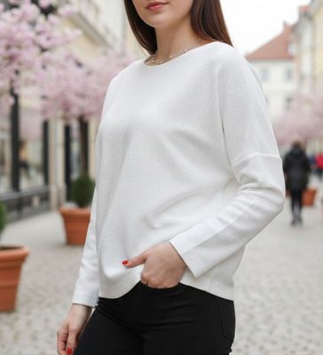 Bluzka damska wiosenna ze sklepu: Pantofelek24.pl w kategorii: Bluzki damskie - zdjęcie 36E097C-33F-2866_33721