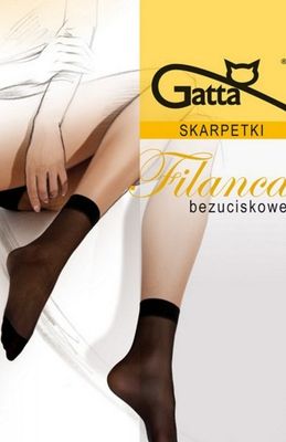 Skarpetki damskie bez wzorów Gatta ze sklepu: intimiti.pl w kategorii: Skarpetki damskie - zdjęcie 3B4B001-93A-4736_120643