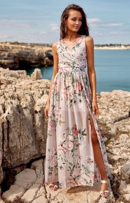 Roco - Sukienka trapezowa w stylu boho ze sklepu: intimiti.pl w kategorii: Sukienki - zdjęcie 3B4B001-93A-4736_131173