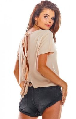 Bluzka damska casual AWAMA ze sklepu: intimiti.pl w kategorii: Bluzki damskie - zdjęcie 3B4B001-93A-4736_131894