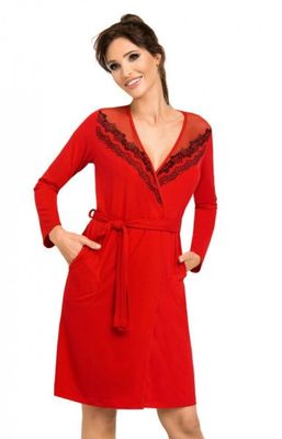 Szlafrok damski elegancki Donna ze sklepu: intimiti.pl w kategorii: Szlafroki damskie - zdjęcie 3B4B001-93A-4736_134371