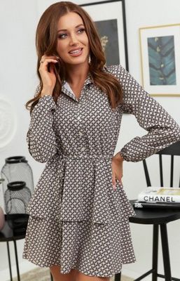 Sukienka trapezowa Lola Fashion ze sklepu: intimiti.pl w kategorii: Sukienki - zdjęcie 3B4B001-93A-4736_153705