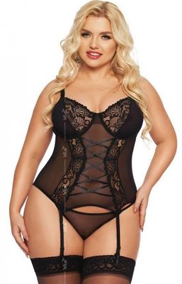 SoftLine Collection - Komplet bielizny damskiej z haftami ze sklepu: intimiti.pl w kategorii: Komplety bielizny damskiej - zdjęcie 3B4B001-93A-4736_162786