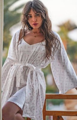 Szlafrok damski DKAREN ze sklepu: intimiti.pl w kategorii: Szlafroki damskie - zdjęcie 3B4B001-93A-4736_171740