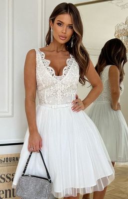 Sukienka elegancka na lato Bicotone ze sklepu: intimiti.pl w kategorii: Sukienki - zdjęcie 3B4B001-93A-4736_172567