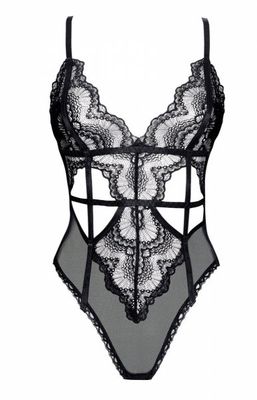 Body damskie z koronką Beauty Night ze sklepu: intimiti.pl w kategorii: Body damskie - zdjęcie 3B4B001-93A-4736_177281