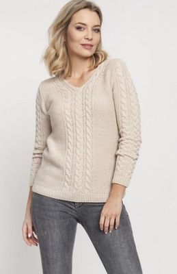 Sweter damski na zimę MKM ze sklepu: intimiti.pl w kategorii: Swetry damskie - zdjęcie 3B4B001-93A-4736_178224
