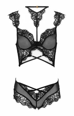 Piżama koronkowa LivCo Corsetti ze sklepu: intimiti.pl w kategorii: Piżamy damskie - zdjęcie 3B4B001-93A-4736_180455