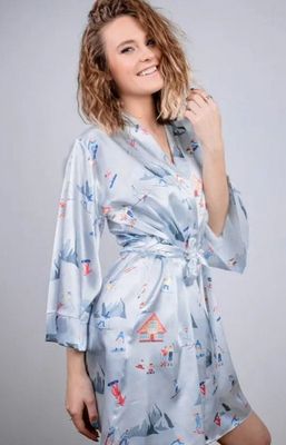 DKAREN - Szlafrok damski casualowy ze sklepu: intimiti.pl w kategorii: Szlafroki damskie - zdjęcie 3B4B001-93A-4736_181865