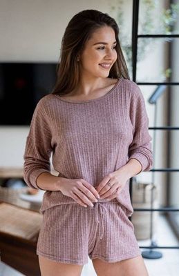 Piżama bez wzorów Sensis ze sklepu: intimiti.pl w kategorii: Piżamy damskie - zdjęcie 3B4B001-93A-4736_189401