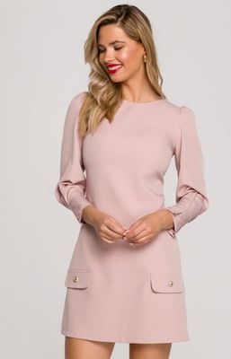 Sukienka trapezowa na wiosnę Makover ze sklepu: intimiti.pl w kategorii: Sukienki - zdjęcie 3B4B001-93A-4736_194264