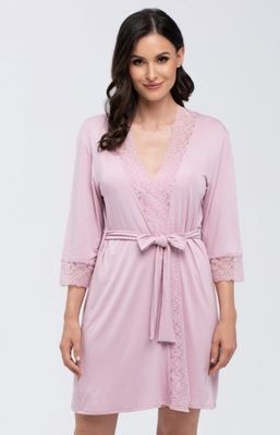 Szlafrok damski casual Babella ze sklepu: intimiti.pl w kategorii: Szlafroki damskie - zdjęcie 3B4B001-93A-4736_195444