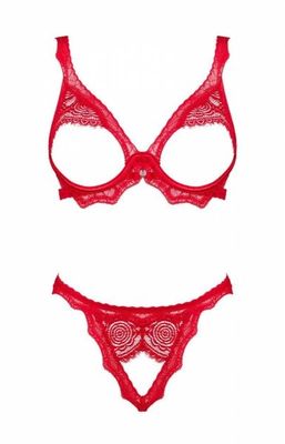 Komplet bielizny damskiej z koronką Obsessive ze sklepu: intimiti.pl w kategorii: Komplety bielizny damskiej - zdjęcie 3B4B001-93A-4736_212111