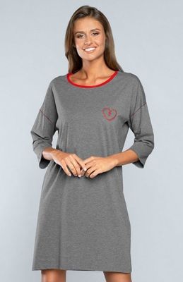 Koszula nocna bez wzorów casualowa Italian Fashion ze sklepu: intimiti.pl w kategorii: Koszule nocne - zdjęcie 3B4B001-93A-4736_214417