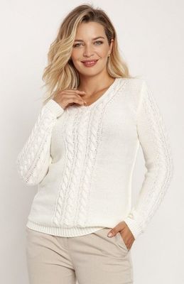 Sweter damski casual MKM ze sklepu: intimiti.pl w kategorii: Swetry damskie - zdjęcie 3B4B001-93A-4736_215576