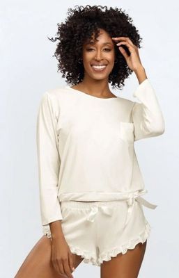 Piżama elegancka casual DKAREN ze sklepu: intimiti.pl w kategorii: Piżamy damskie - zdjęcie 3B4B001-93A-4736_216914