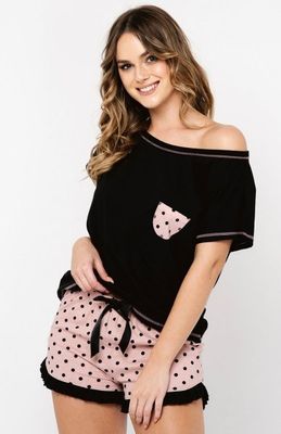 Piżama w groszki Italian Fashion ze sklepu: intimiti.pl w kategorii: Piżamy damskie - zdjęcie 3B4B001-93A-4736_217722