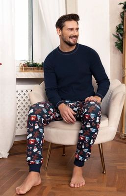 Italian Fashion - Piżama męska ze sklepu: intimiti.pl w kategorii: Piżamy męskie - zdjęcie 3B4B001-93A-4736_226027