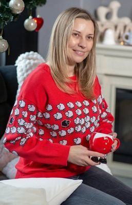 Sweter damski casual zimowy Fobya ze sklepu: intimiti.pl w kategorii: Swetry damskie - zdjęcie 3B4B001-93A-4736_226181