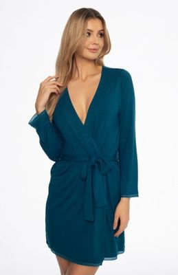 Szlafrok damski bez wzorów Henderson Ladies ze sklepu: intimiti.pl w kategorii: Szlafroki damskie - zdjęcie 3B4B001-93A-4736_228642