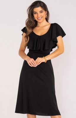 AWAMA - Sukienka elegancka na wiosnę ze sklepu: intimiti.pl w kategorii: Sukienki - zdjęcie 3B4B001-93A-4736_233241
