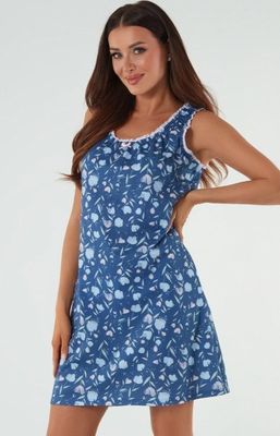 Koszula nocna w nadruki Italian Fashion ze sklepu: intimiti.pl w kategorii: Koszule nocne - zdjęcie 3B4B001-93A-4736_234185