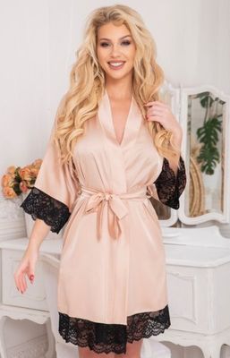 Szlafrok damski elegancki Kalimo ze sklepu: intimiti.pl w kategorii: Szlafroki damskie - zdjęcie 3B4B001-93A-4736_237522
