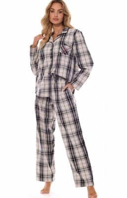L&amp;amp;L - Piżama w nadruki casual ze sklepu: intimiti.pl w kategorii: Piżamy damskie - zdjęcie 3B4B001-93A-4736_240026