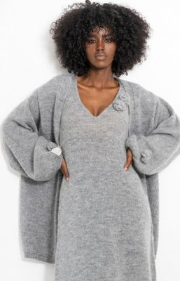 Sweter damski zimowy casualowy Fobya ze sklepu: intimiti.pl w kategorii: Swetry damskie - zdjęcie 3B4B001-93A-4736_240706