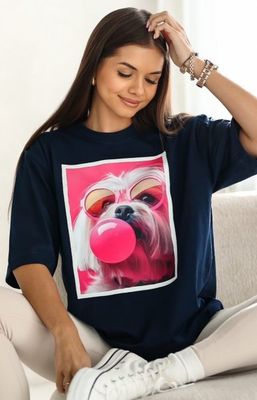 Lara Fashion - Bluzka damska na wiosnę w stylu młodzieżowym ze sklepu: intimiti.pl w kategorii: Bluzki damskie - zdjęcie 3B4B001-93A-4736_243222